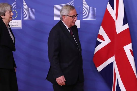 Bei dem Gespräch zwischen May und EU-Kommissionschef Jean-Claude Juncker wurde kein Durchbruch erzielt.