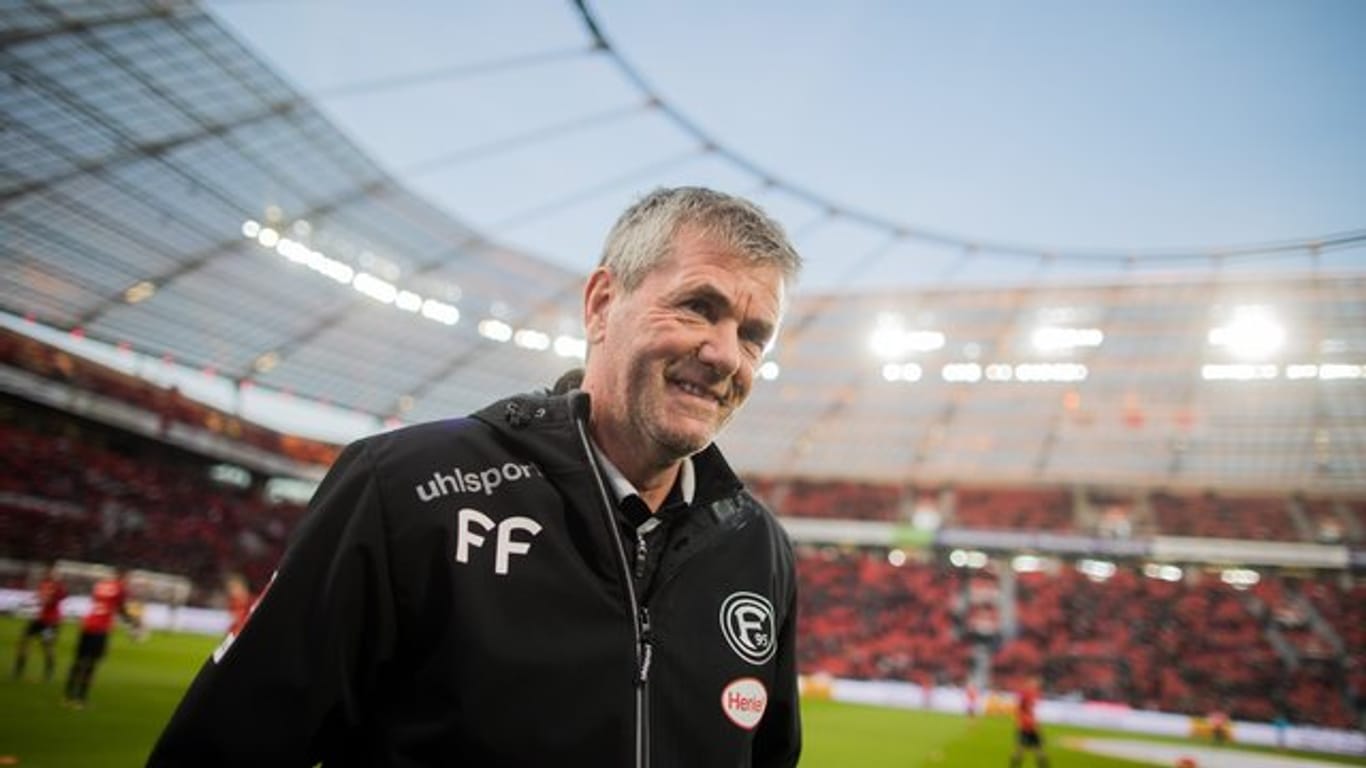 Düsseldorfs Trainer Friedhelm Funkel erwartet gegen Nürnberg eine unangenehme Aufgabe.