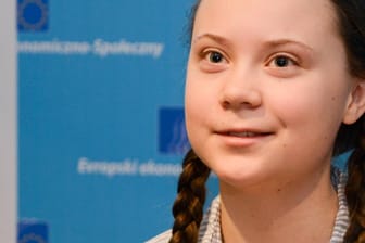 Die junge schwedische Klimaaktivistin Greta Thunberg: Bei der EU spricht sie auch mit Kommissionspräsident Jena-Claude Juncker.