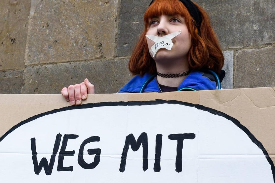 Kundgebung in Berlin: Kritiker hatten die Abschaffung von 219a gefordert – nun wird der Paragraf reformiert.