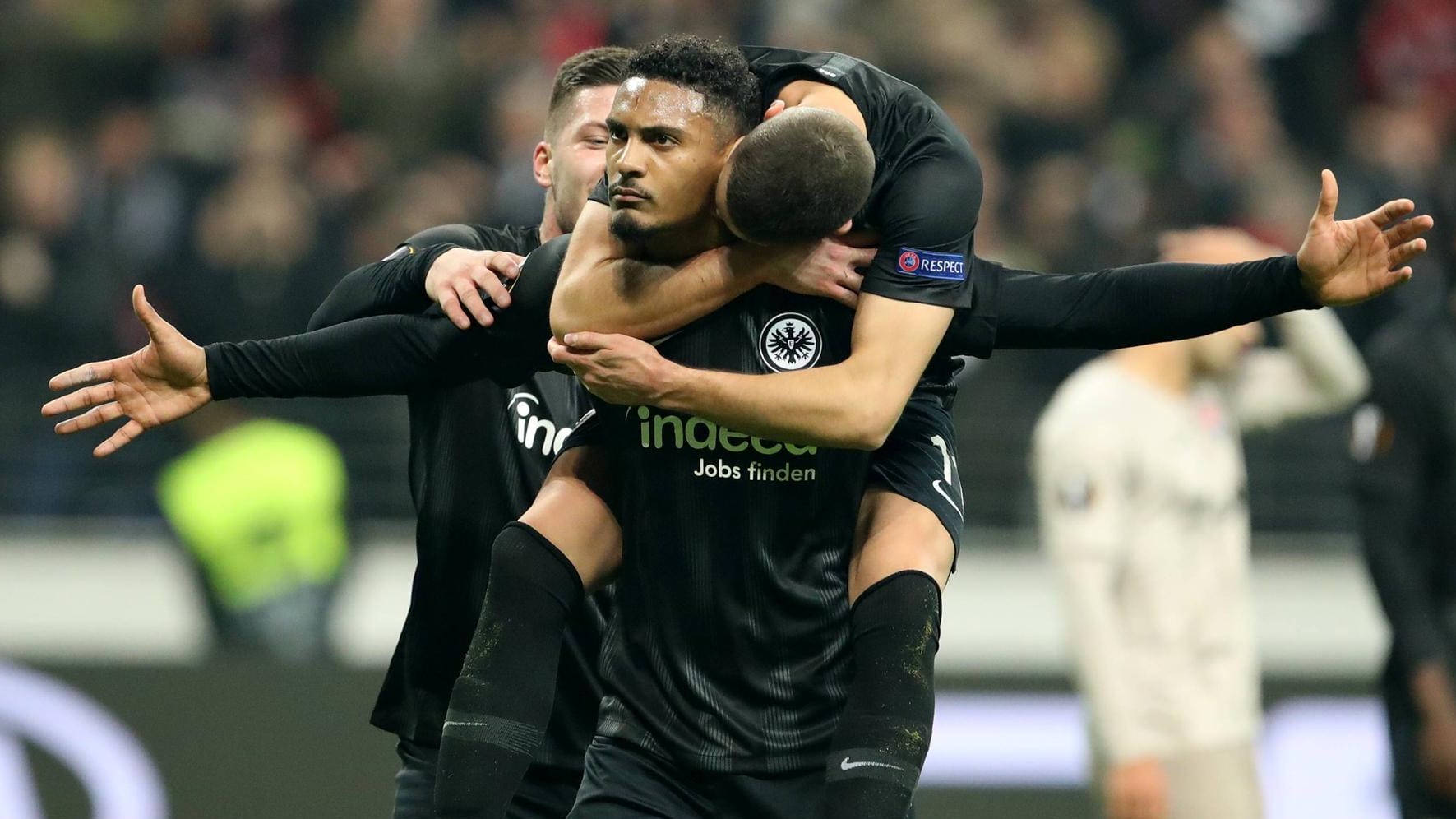 Bislang nicht zu stoppen: Sebastien Haller und Co. stürmen mit Eintracht Frankfurt durch die Europa League.