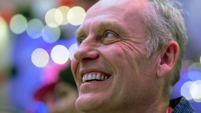 Freiburgs Trainer Christian Streich freute sich über seinen höchsten Sieg in der Bundesliga.