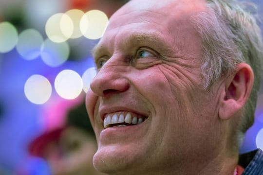 Freiburgs Trainer Christian Streich freute sich über seinen höchsten Sieg in der Bundesliga.
