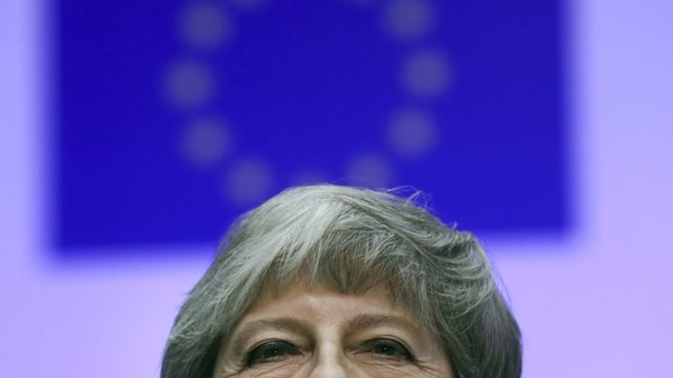 Theresa May beim Gipfel der EU und der Arabischen Liga.