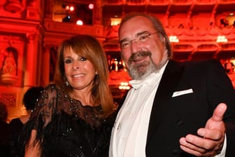 Ireen Sheer und ihr Mann Klaus-Jürgen Kahl beim Semperopernball in Dresden.