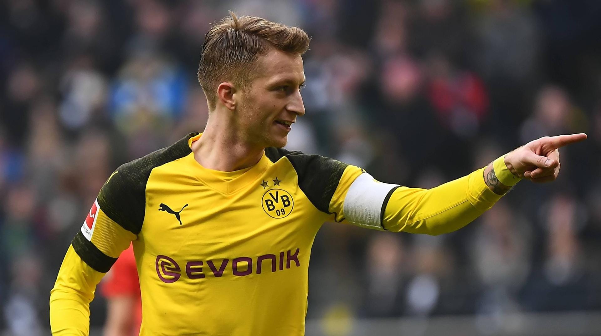 Marco Reus bejubelt einen Bundesliga-Treffer: Der BVB-Star steht vor seinem Comeback. Marco Reus bejubelt einen Bundesliga-Treffer: Der BVB-Star steht vor seinem Comeback.