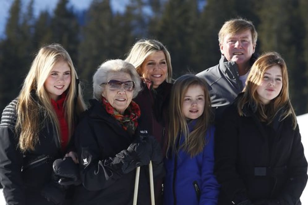 Familienfoto: König Willem-Alexander der Niederlande (2.