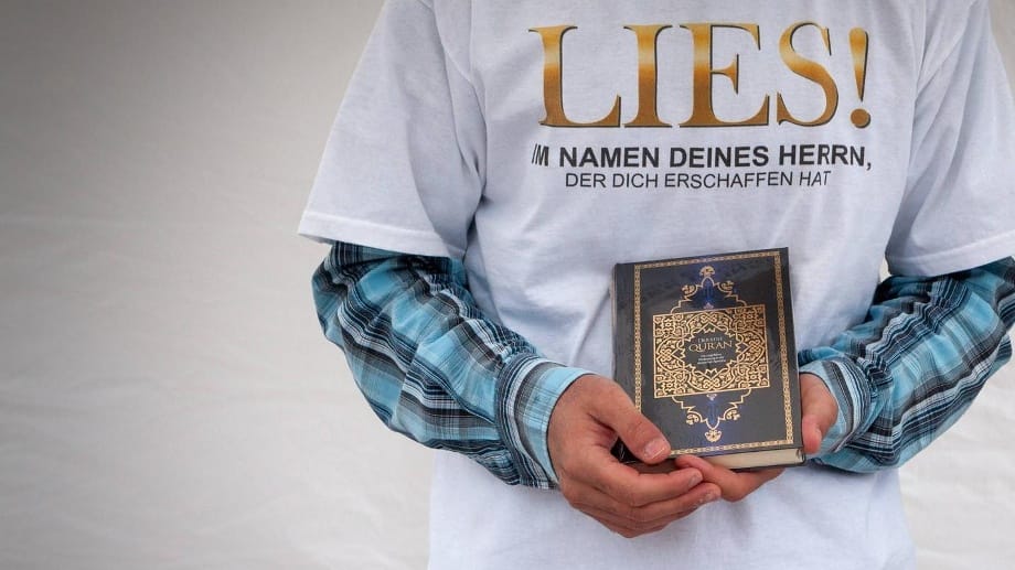 Aktivist der Lies!-Bewegung.