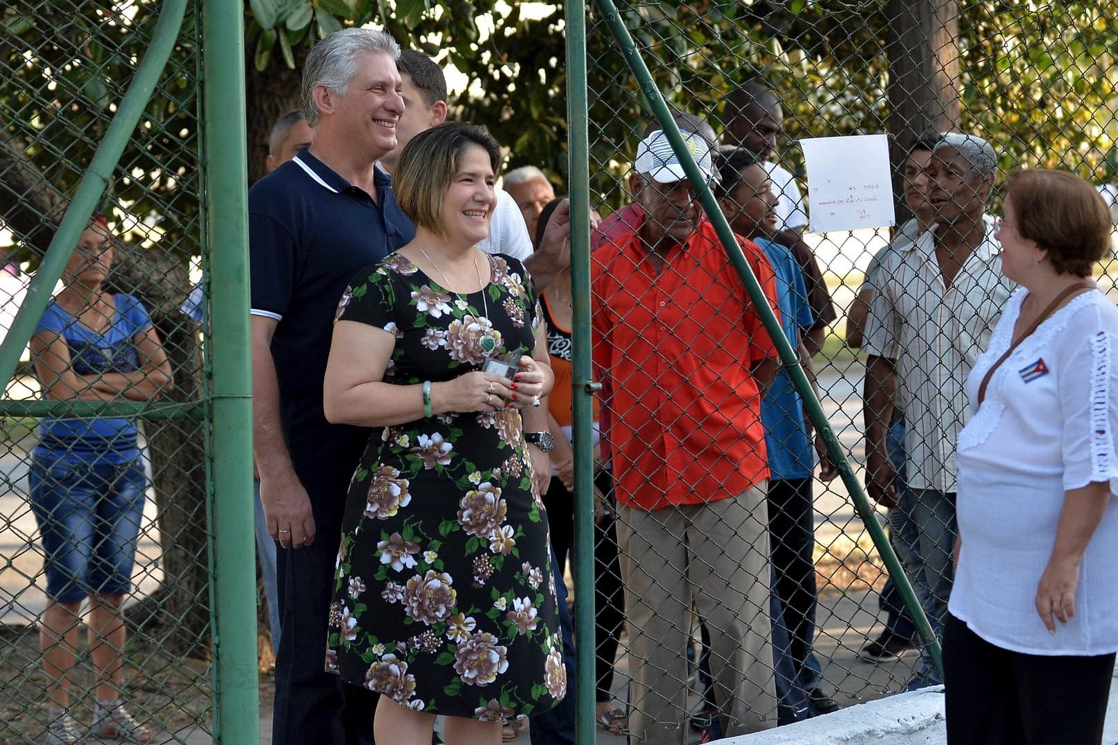 Miguel Diaz-Canel und seine Frau Lis Cuesta
