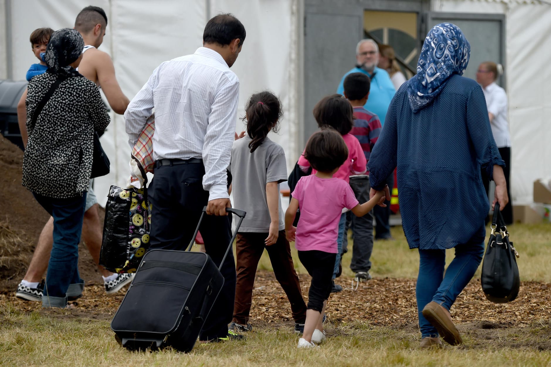 Flüchtlinge in einer Erstaufnahmeeinrichtung in Rendsburg: Im Jahr 2018 bewilligte das Bundesverwaltungsamt 3.260 Anträge für den Familiennachzug subsidiärer Schutzberechtigter.