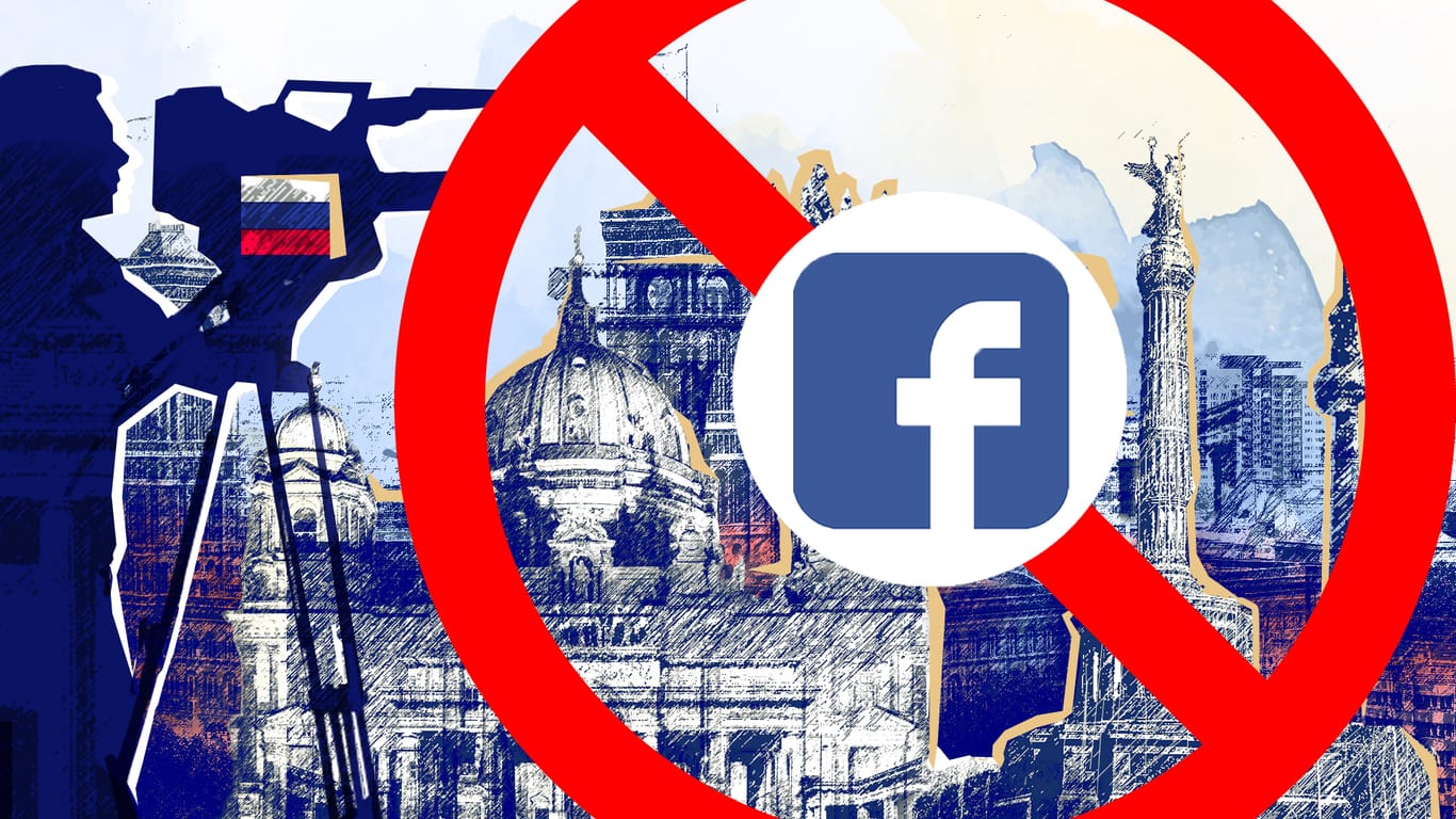 Sperrung beendet: Facebook hatte die Seiten eines Berliner Unternehmens dicht gemacht, das zum russischen Staatsmedienkonzern gehört und auf verschiedenen Seiten Viralvideos verbreitet.