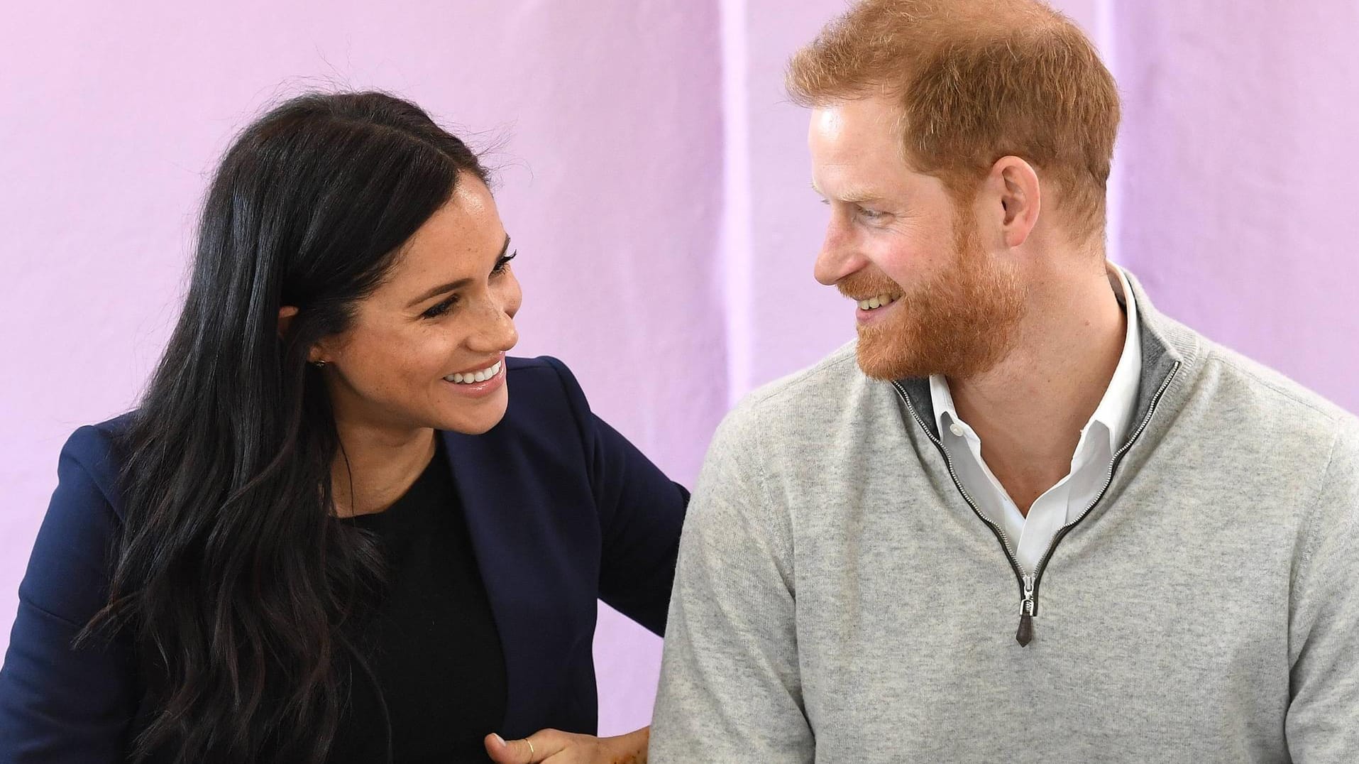 Herzogin Meghan und Prinz Harry: Die beiden zeigten sich in Asni bestens gelaunt.