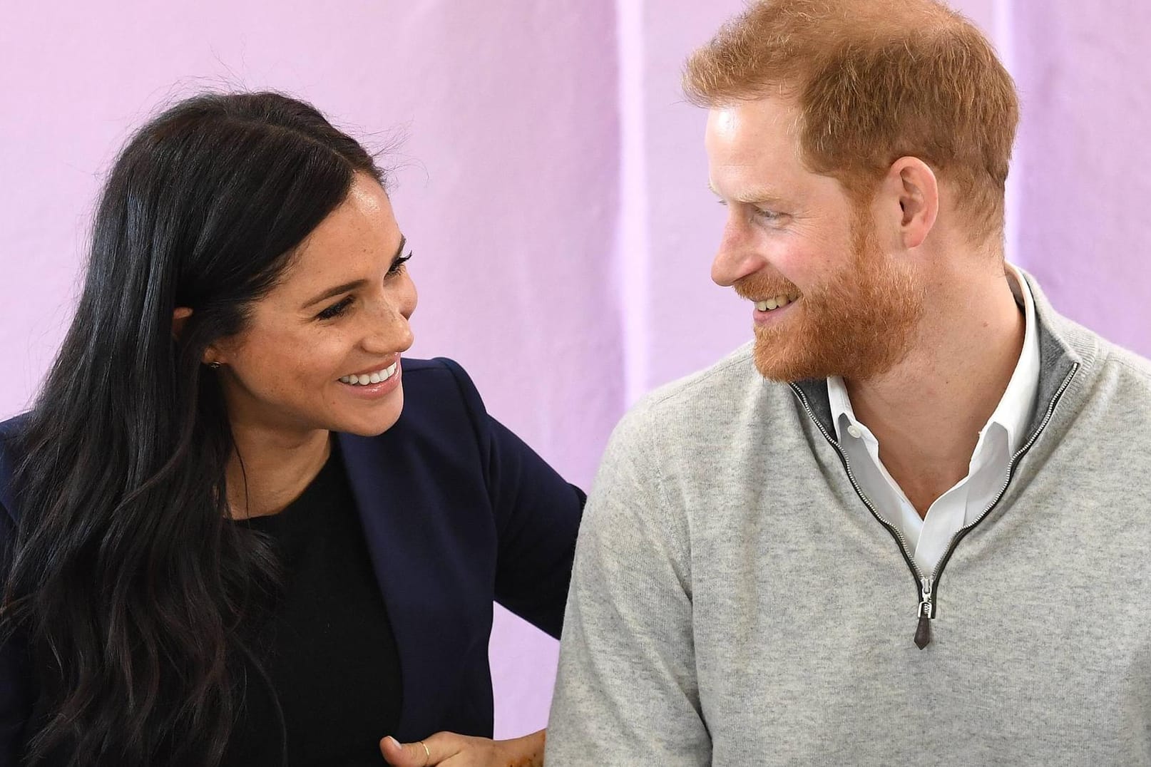 Herzogin Meghan und Prinz Harry: Die beiden zeigten sich in Asni bestens gelaunt.