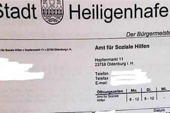 Bescheid der Stadt Heiligenhafen: Dieser Brief kursiert derzeit im Internet.