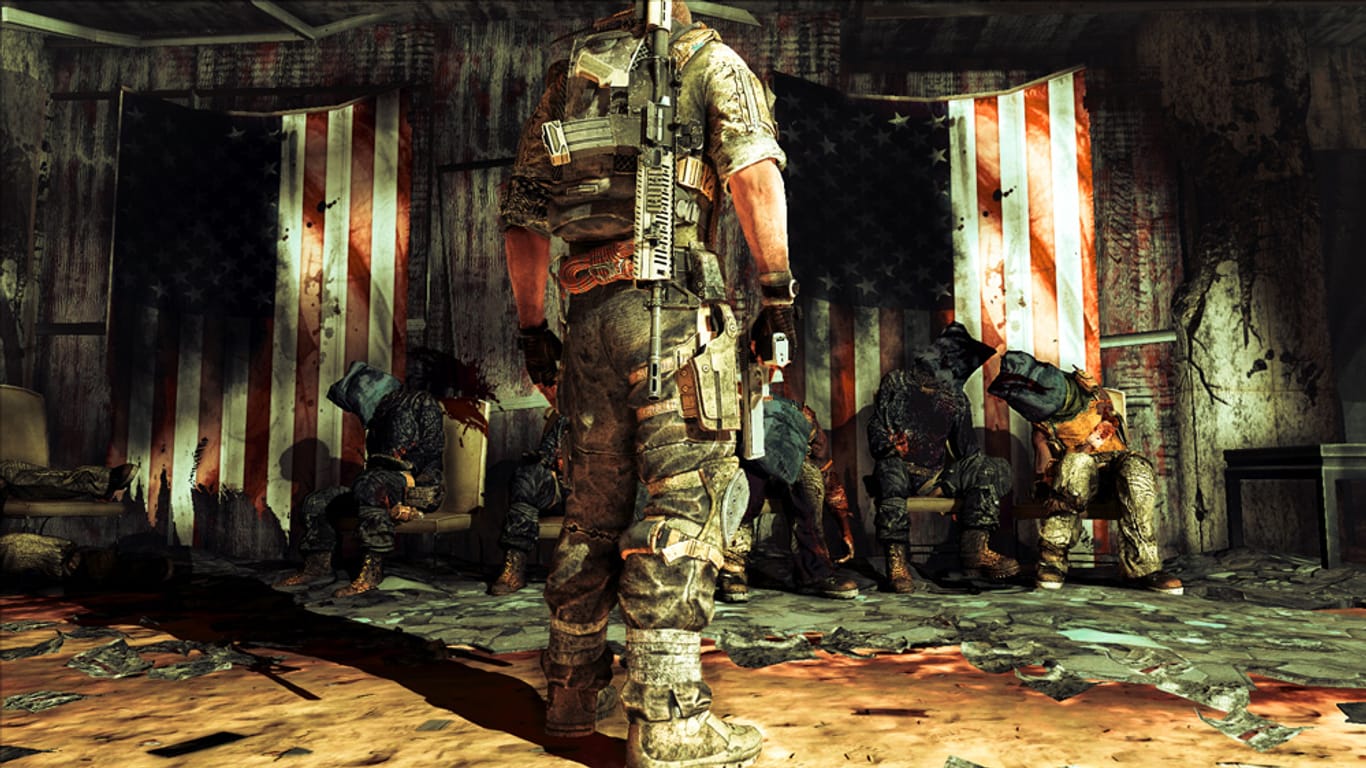 Screenshot aus dem Spiel "Spec Ops: The Line": Es soll Gamern die Schrecken des Krieges zeigen und gewann beim deutschen Entwicklerpreis fünf Aufzeichnungen.