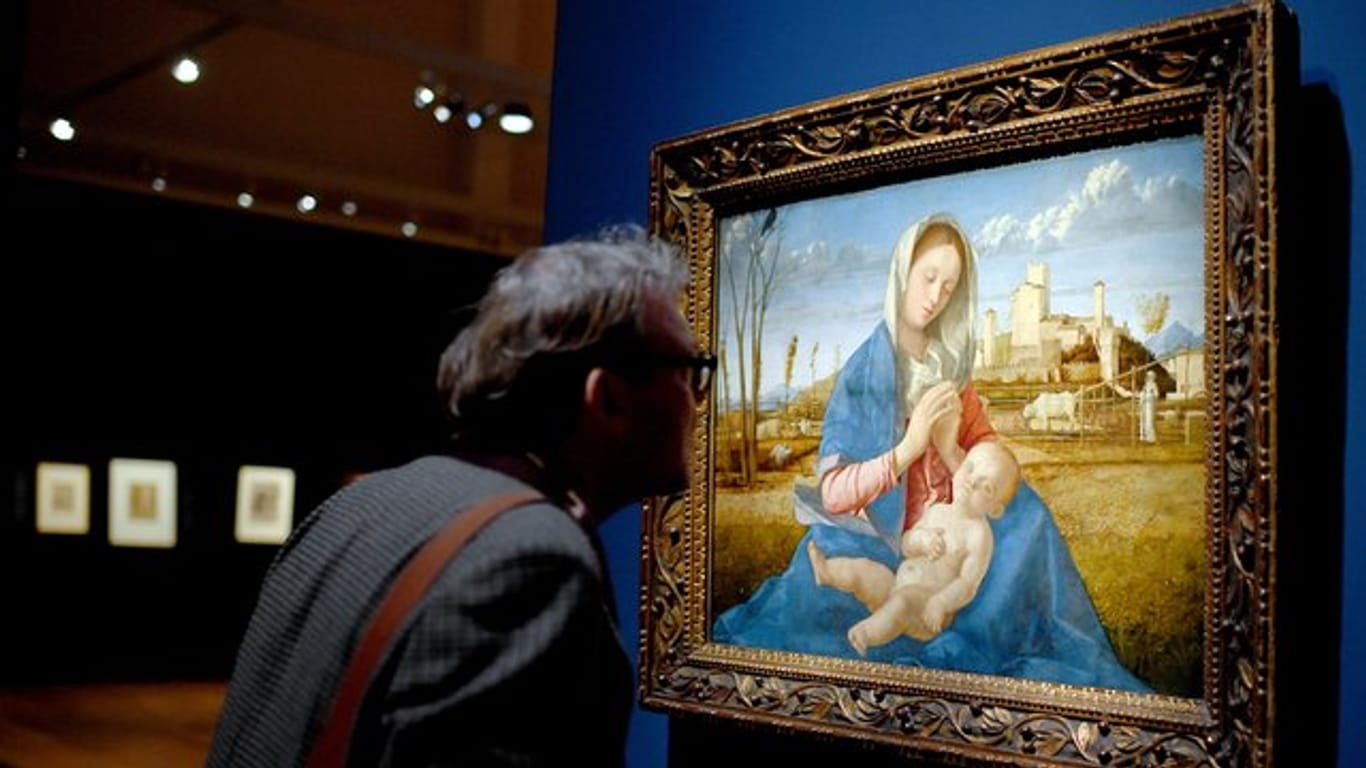 "Madonna auf der Wiese" von Giovanni Bellini.