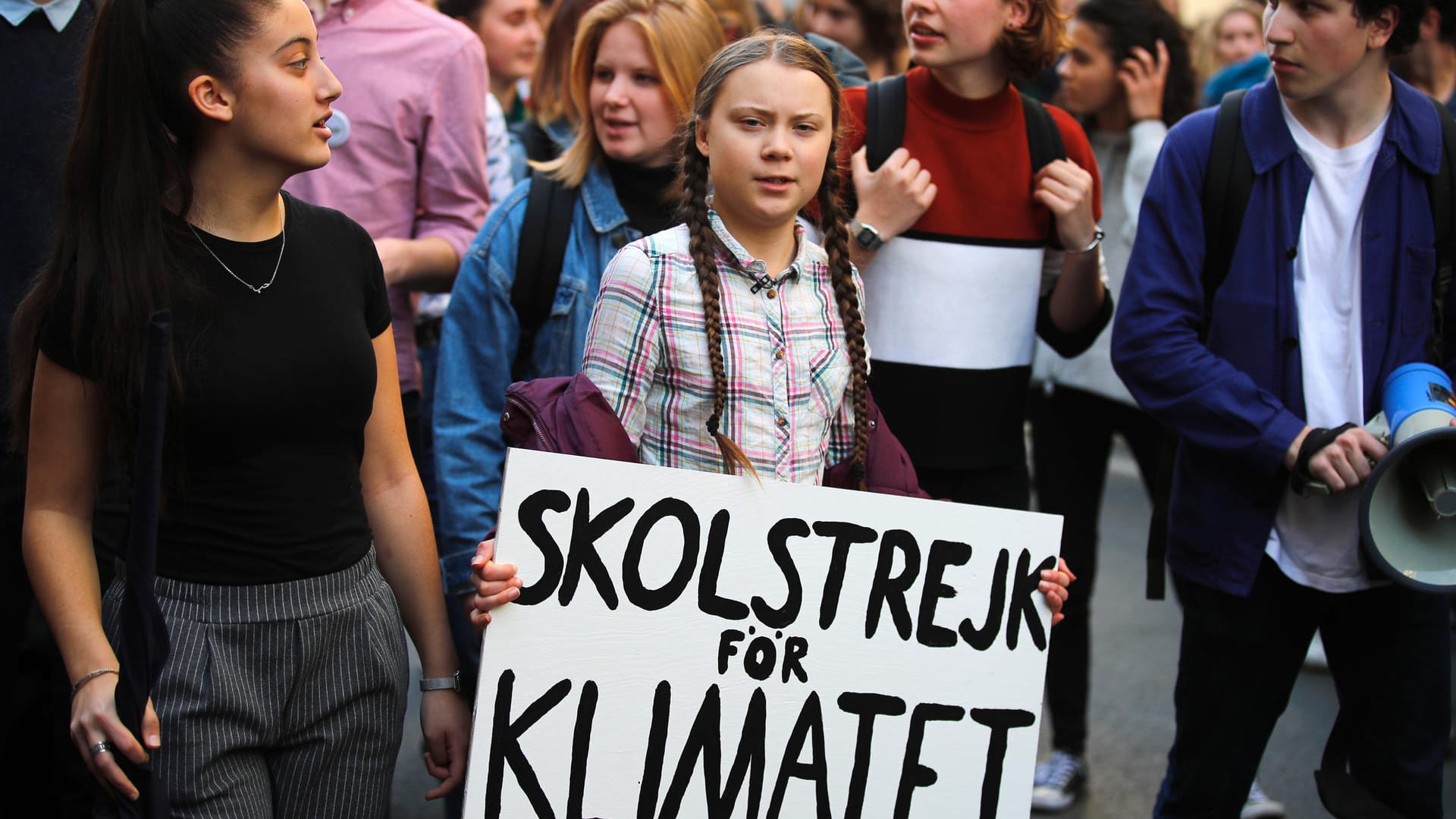 Greta Thunberg.