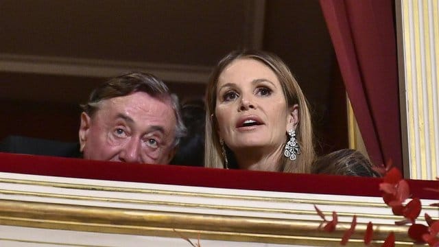 Richard Lugner und Elle Macpherson verbrachten einen Abend voller Harmonie.