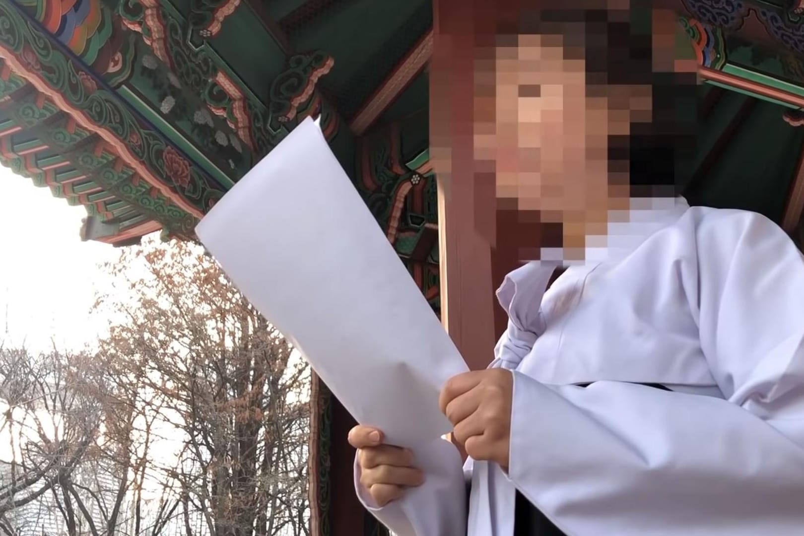 Screenshot aus dem online veröffentlichten Video: Der "Cheollima-Zivilschutz" ist weitgehend unbekannt.