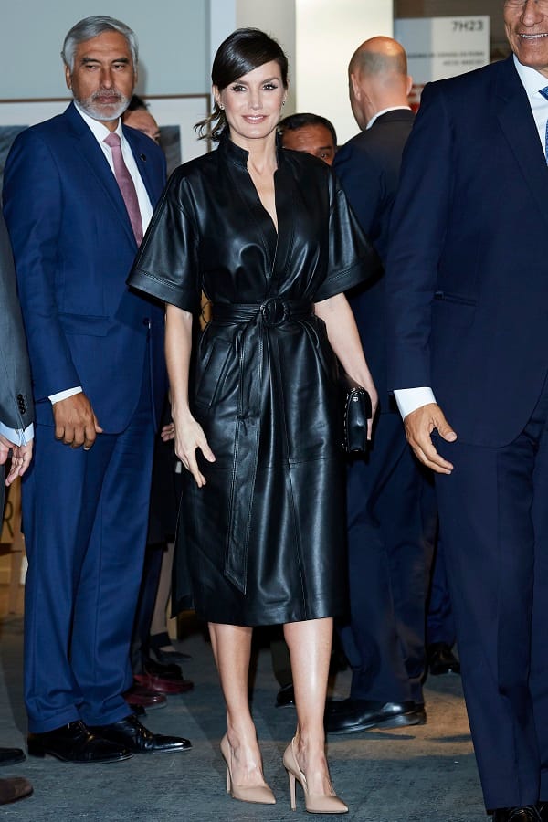 Königin Letizia war am Donnerstag zu Gast bei der Eröffnung der ARCO 2019 in Madrid.