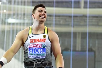 Kugelstoßer David Storl hat bei den Hallen-Europameisterschaften der Leichtathleten in Glasgow den zweiten Platz erreicht.