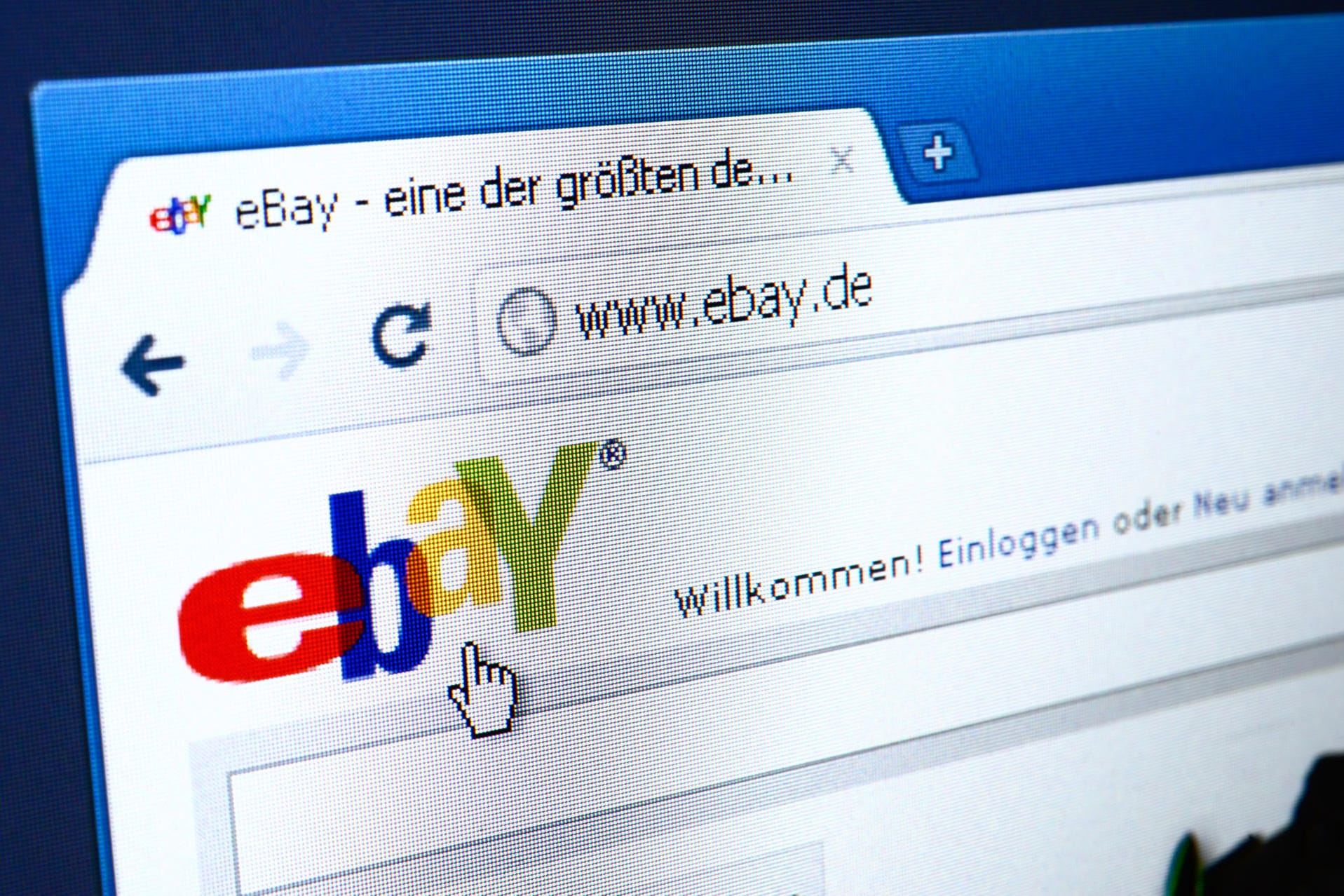 Die Seite von Ebay: Kriminelle verschicken derzeit Phishing-Mails an Ebay-Kunden.