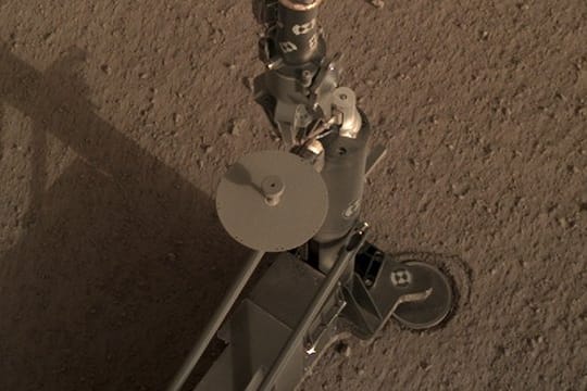 Der kniehohe Maulwurf soll die Temperatur im Marsboden bis auf ein Tausendstel Grad Celsius genau messen.