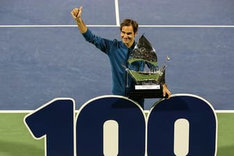Roger Federer feierte seinen 100.
