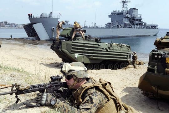 Landemanöver bei einer gemeinsamen Übung US-amerikanischer und südkoreanischer Streitkräfte.