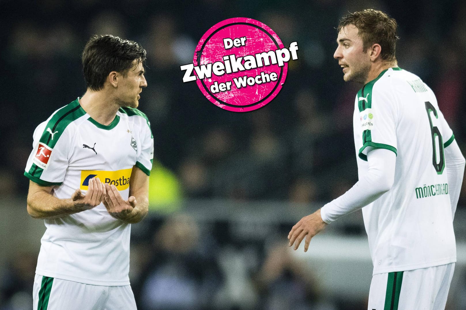 Uneinig: Jonas Hofmann (l.) und Christoph Kramer.