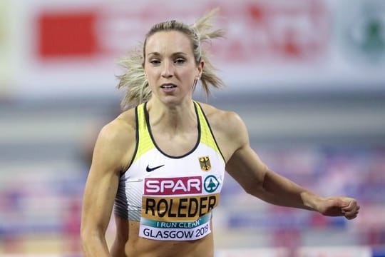 Cindy Roleder hat bei der Hallen-EM der Leichtathleten in Glasgow über 60 Meter Hürden Silber geholt.