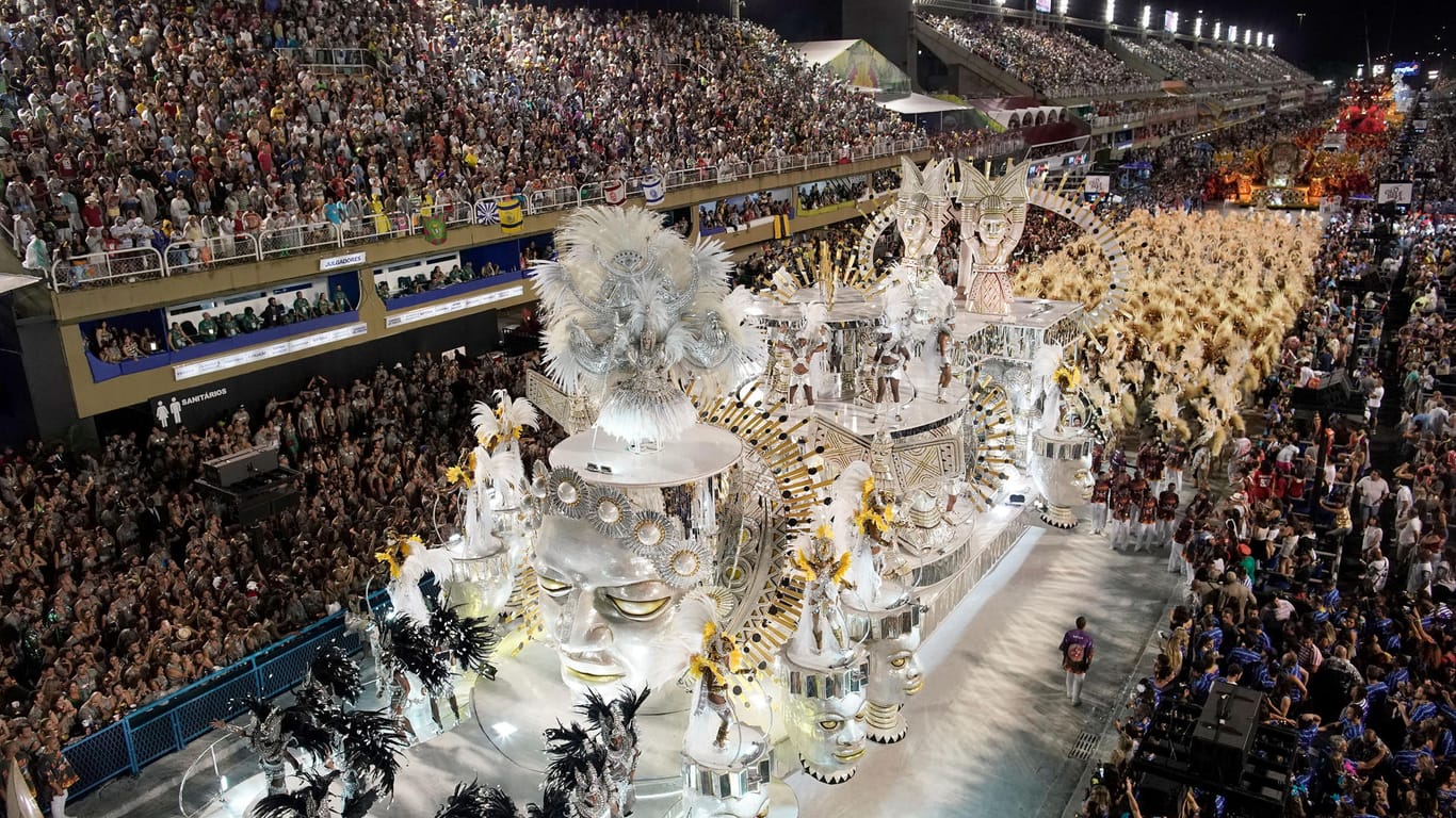 Karneval in Brasilien: Insgesamt feiern bis zu sieben Millionen Menschen in Rio.