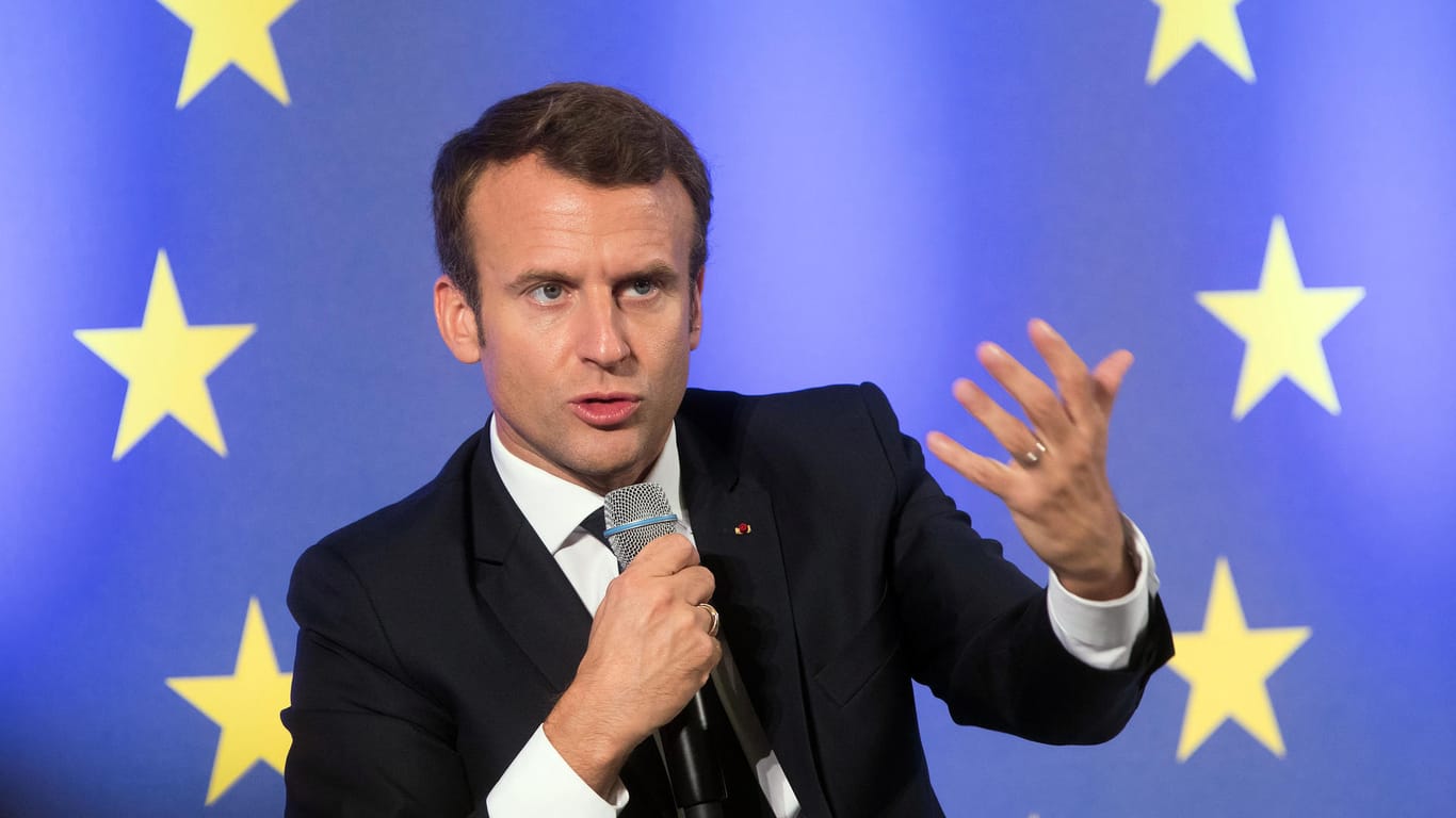 Emmanuel Macron: Frankreichs Staatspräsident sieht Europa am Scheidepunkt.