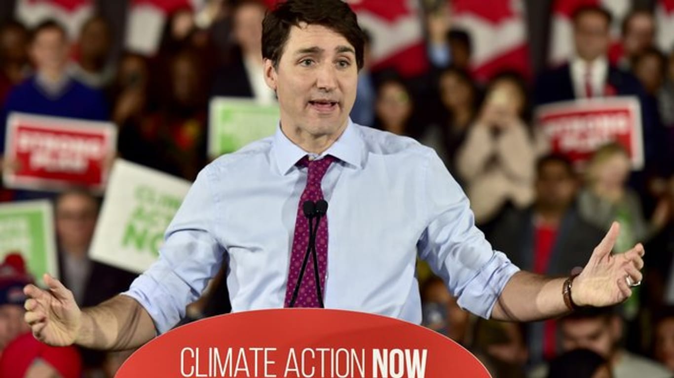 Kanadas Premierminister Trudeau streitet jegliches Fehlverhalten in der Affäre ab.