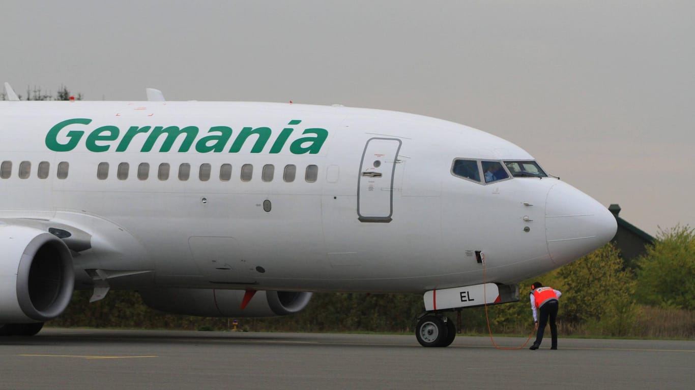 Germania: Die Airline ging Anfang Februar in die Insolvenz.