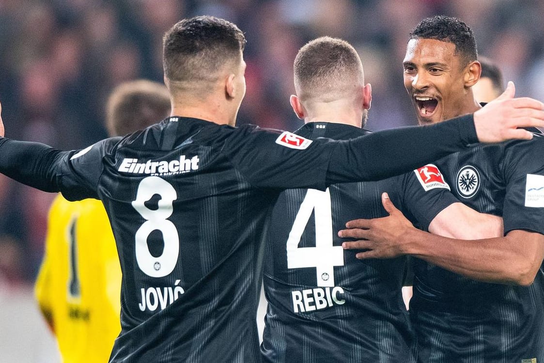 Jovic, Rebic, Haller: Drei, die sich gefunden haben.