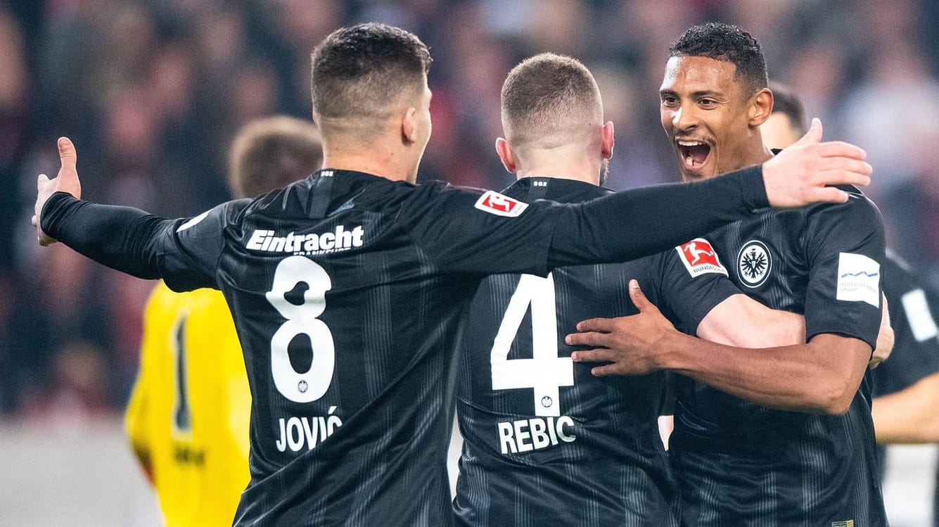 Jovic, Rebic, Haller: Drei, die sich gefunden haben.