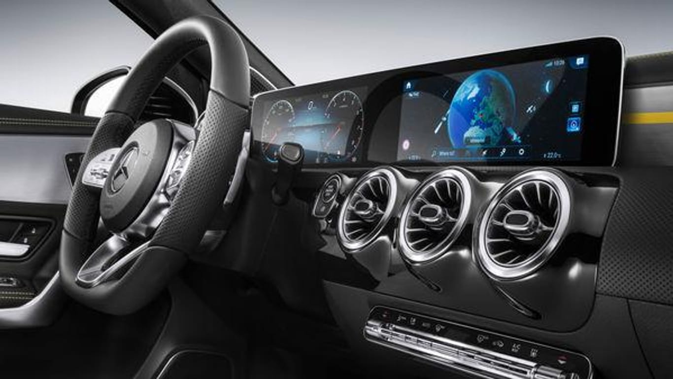Infotainment-System von Mercedes: Kann heute schon automatisch Vorschläge machen, auf Basis des Fahrerverhaltens.