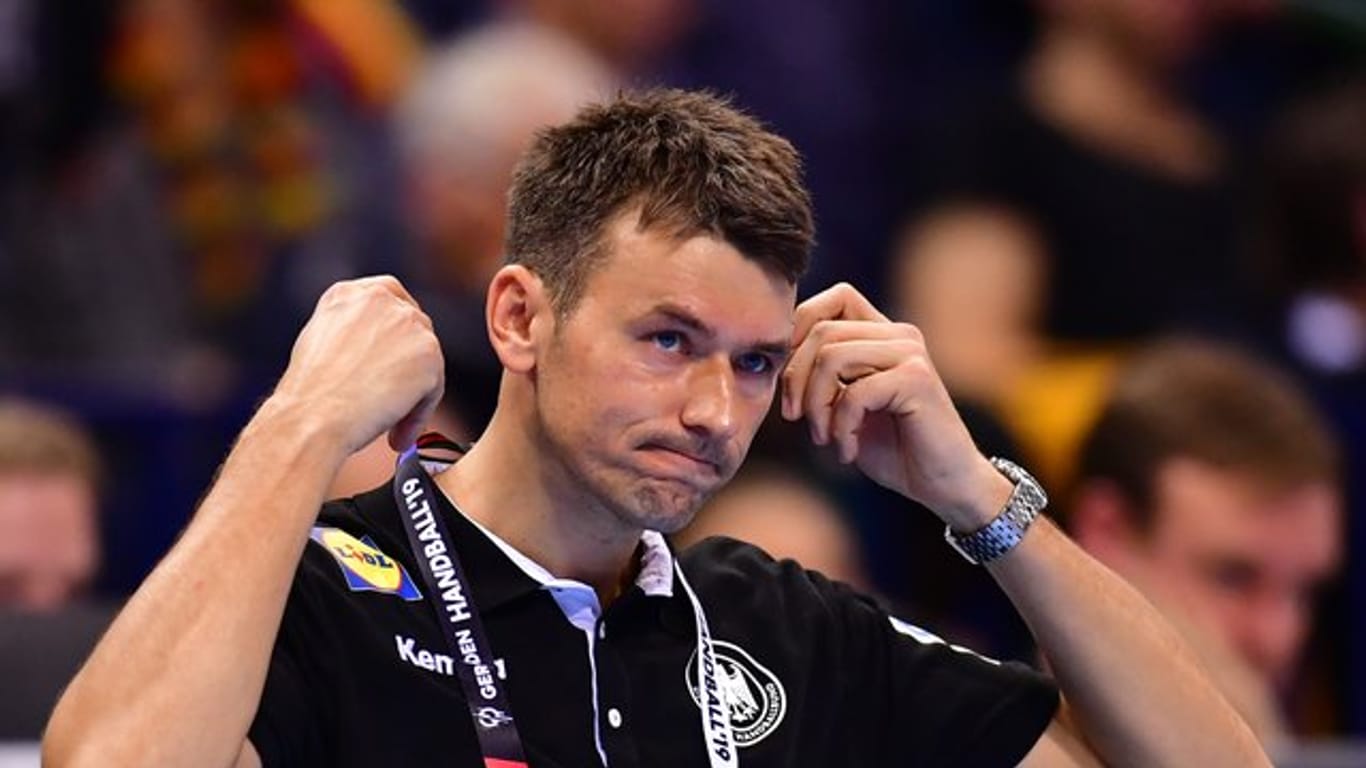 Christian Prokop trifft mit der deutschen Handball-Nationalmannschaft auf die Schweiz.