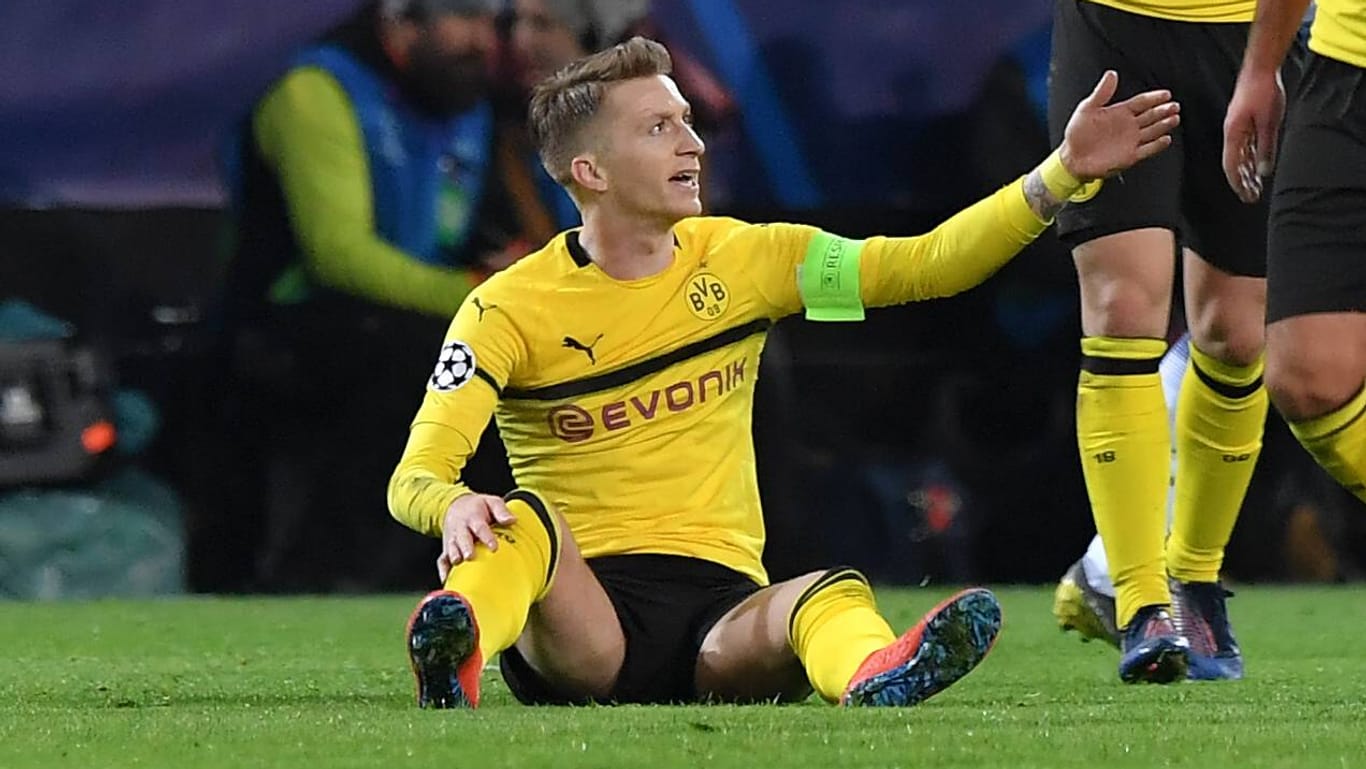 Rückschlag: Für Marco Reus und Bundesliga-Tabellenführer Borussia Dortmund war im Achtelfinale der Champions League gegen Tottenham Schluss.