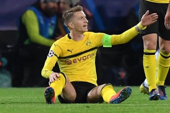 Rückschlag: Für Marco Reus und Bundesliga-Tabellenführer Borussia Dortmund war im Achtelfinale der Champions League gegen Tottenham Schluss.