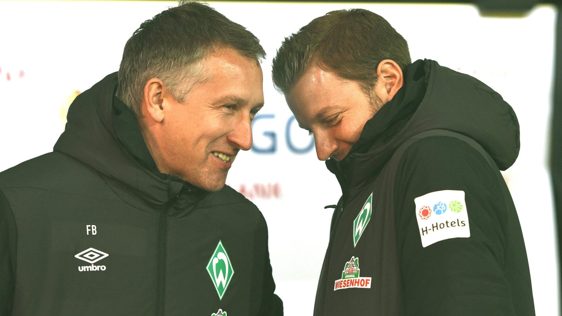 Das aktuelle Bremer Erfolgsduo: Frank Baumann (l.) und Florian Kohfeldt.