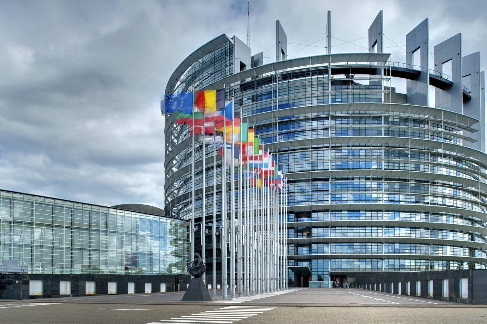 Das Gebäude des Europaparlaments in Straßburg: Das Parlament hat auch einen Sitz in Brüssel.