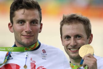 Olympiasieger: Callum Skinner (l.) mit Landsmann Jason Kenny.