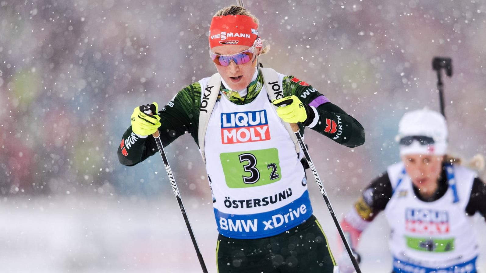 Zeigte als Dahlmeier-Ersatz eine starke Leistung: Denise Herrmann.