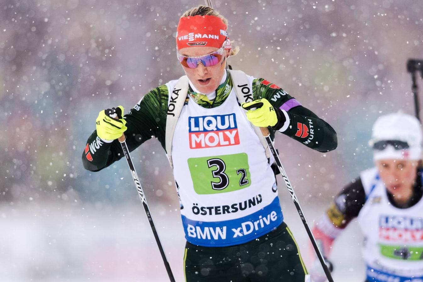 Zeigte als Dahlmeier-Ersatz eine starke Leistung: Denise Herrmann.