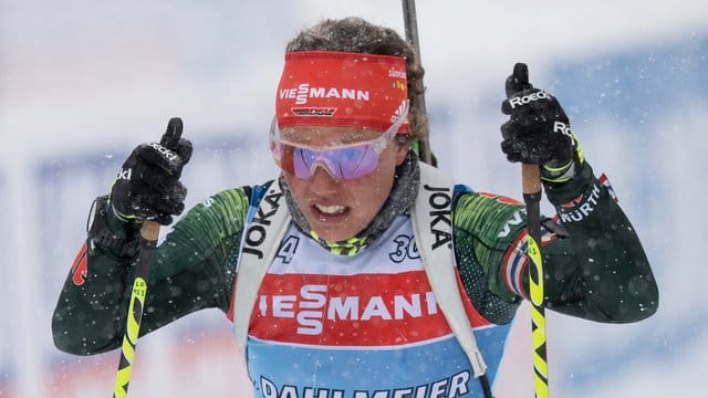 Ist bei der Biathlon-WM in Östersund gefordert: Laura Dahlmeier.