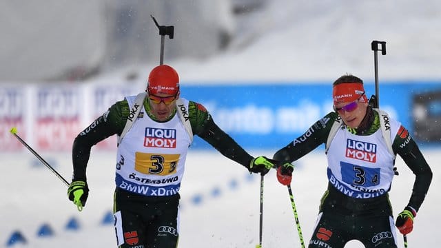 Wollen Branchenstar Bö die Stirn zeigen: Arnd Peiffer (l) und Benedikt Doll.