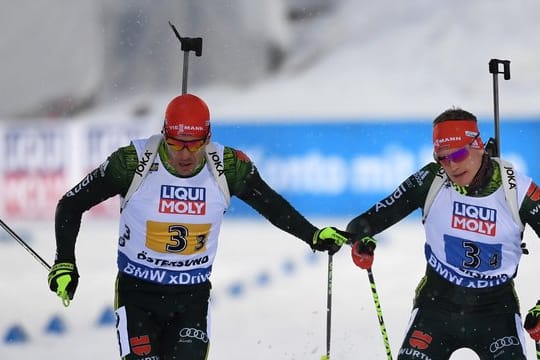 Wollen Branchenstar Bö die Stirn zeigen: Arnd Peiffer (l) und Benedikt Doll.