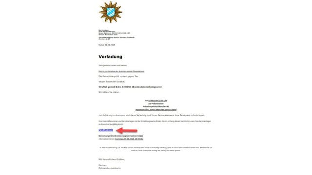 Für einen ersten Schreck reicht die Aufmachung: Das genügt den kriminellen Urhebern schon. Für einen ersten Schreck reicht die Aufmachung: Das genügt den kriminellen Urhebern schon.